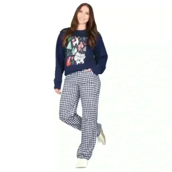 Holiday Unisex Sweatshirt size XL NWT in navy - Picture 3 of 9